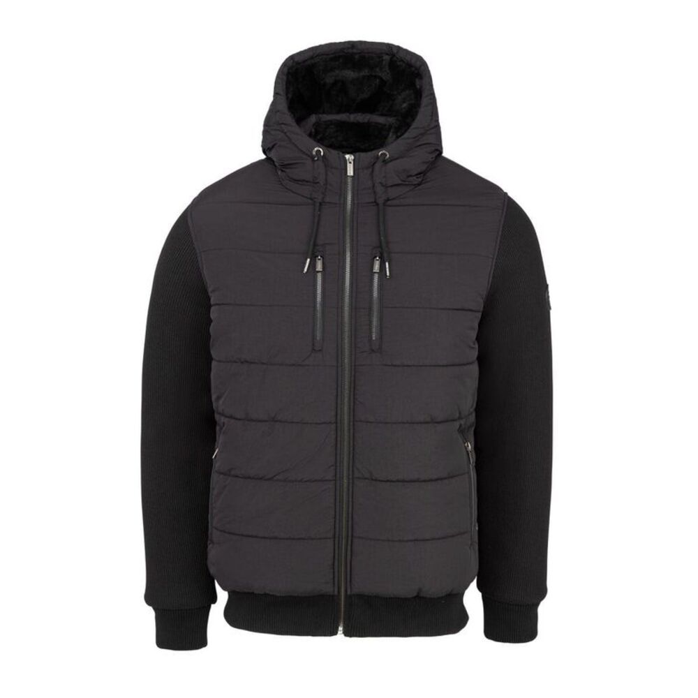 Firetrap Mens Sartorial Padded Jacket / Black